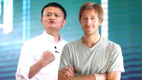 El dueño del grupo Alibaba, Jack Ma, y el cofundador de Glovo, Oscar Pierre / CG
