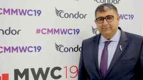 Réda Hamaï, el responsable de la firma argelina Condor en Francia que ha presentado al grupo en el Mobile World Congress (MWC) de Barcelona / CONDOR