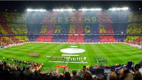 Imagen del campo del Barça.