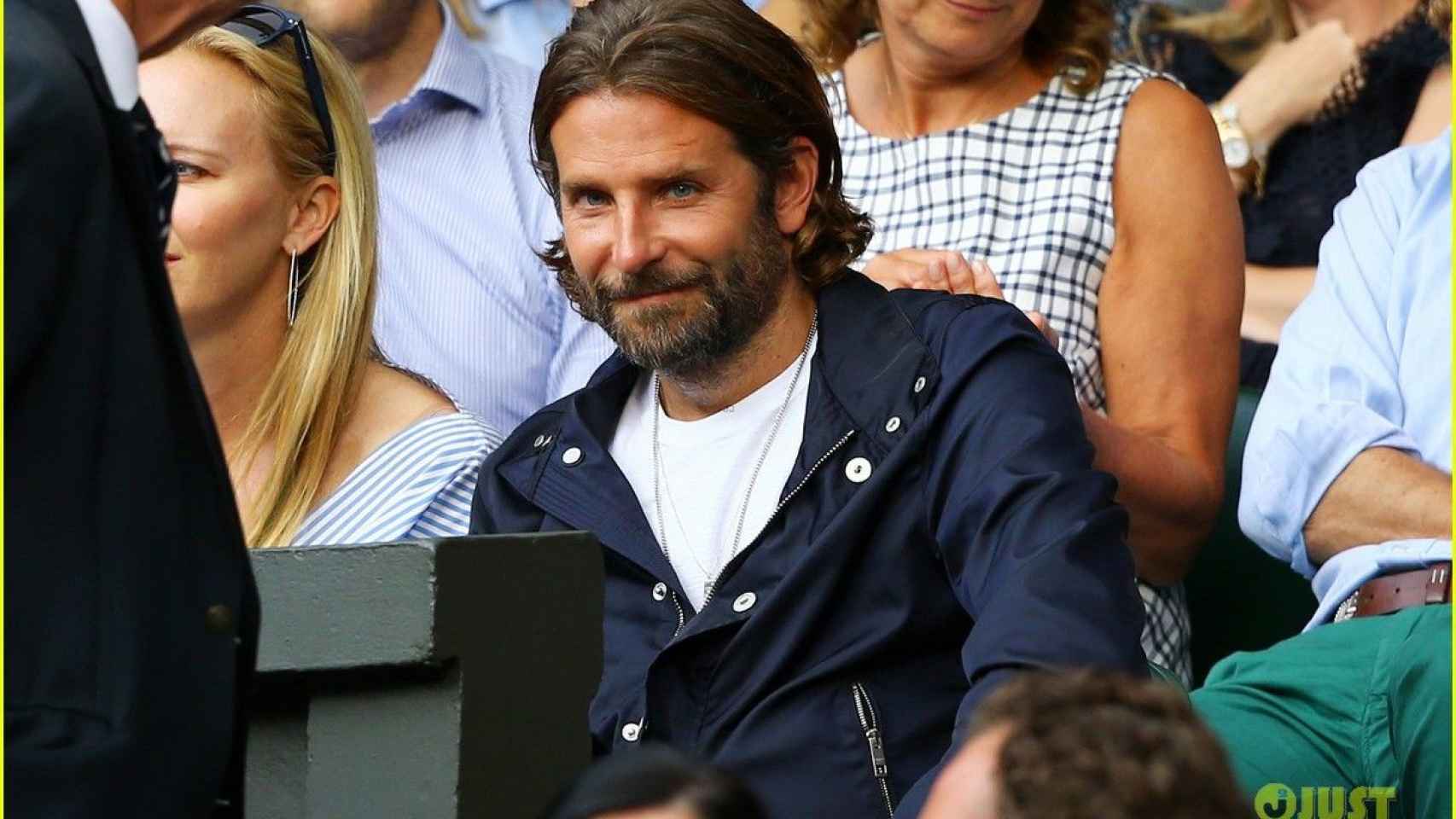 Bradley Cooper acude a un partido de semifinales en Wimbledon / CG