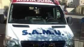 Una foto del SAMU que atendió a la mujer atropellada por su propio vehículo
