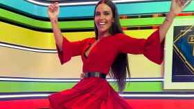 Cristina Pedroche baila en el plató de 'Zapeando' con un vestido de flamenca