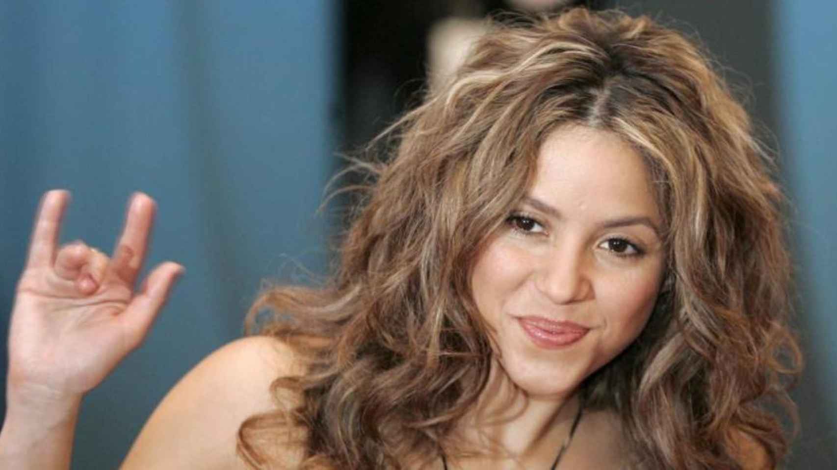 Shakira con el pelo castaño /  EFE