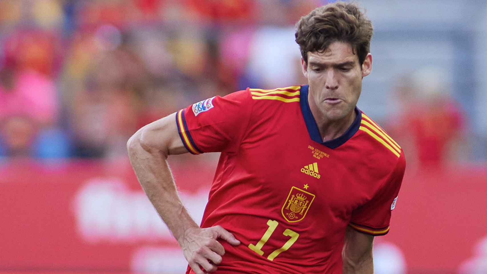 Marcos Alonso Mendoza con la camiseta de la selección española / EUROPA PRESS