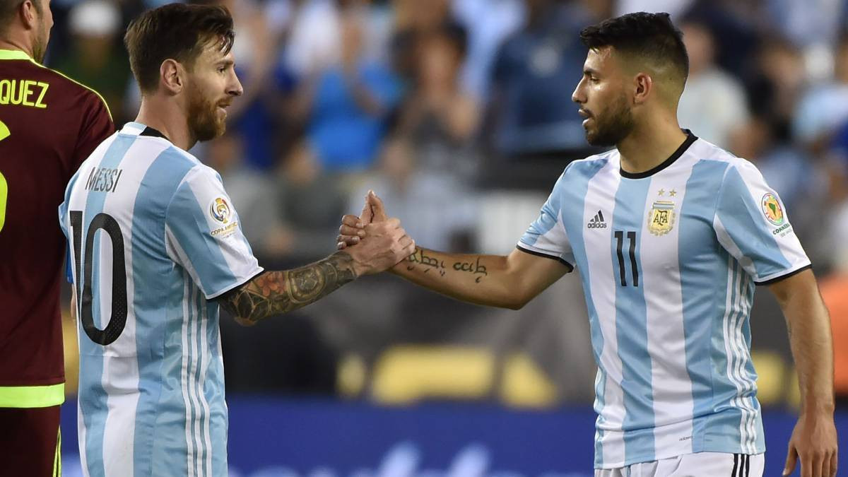 Messi y Agüero, en la selección argentina | EFE