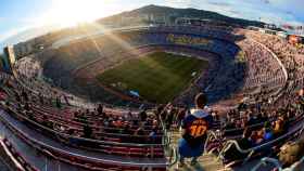 Un partido del Barça con aficionados y turistas, antes de la pandemia / Redes