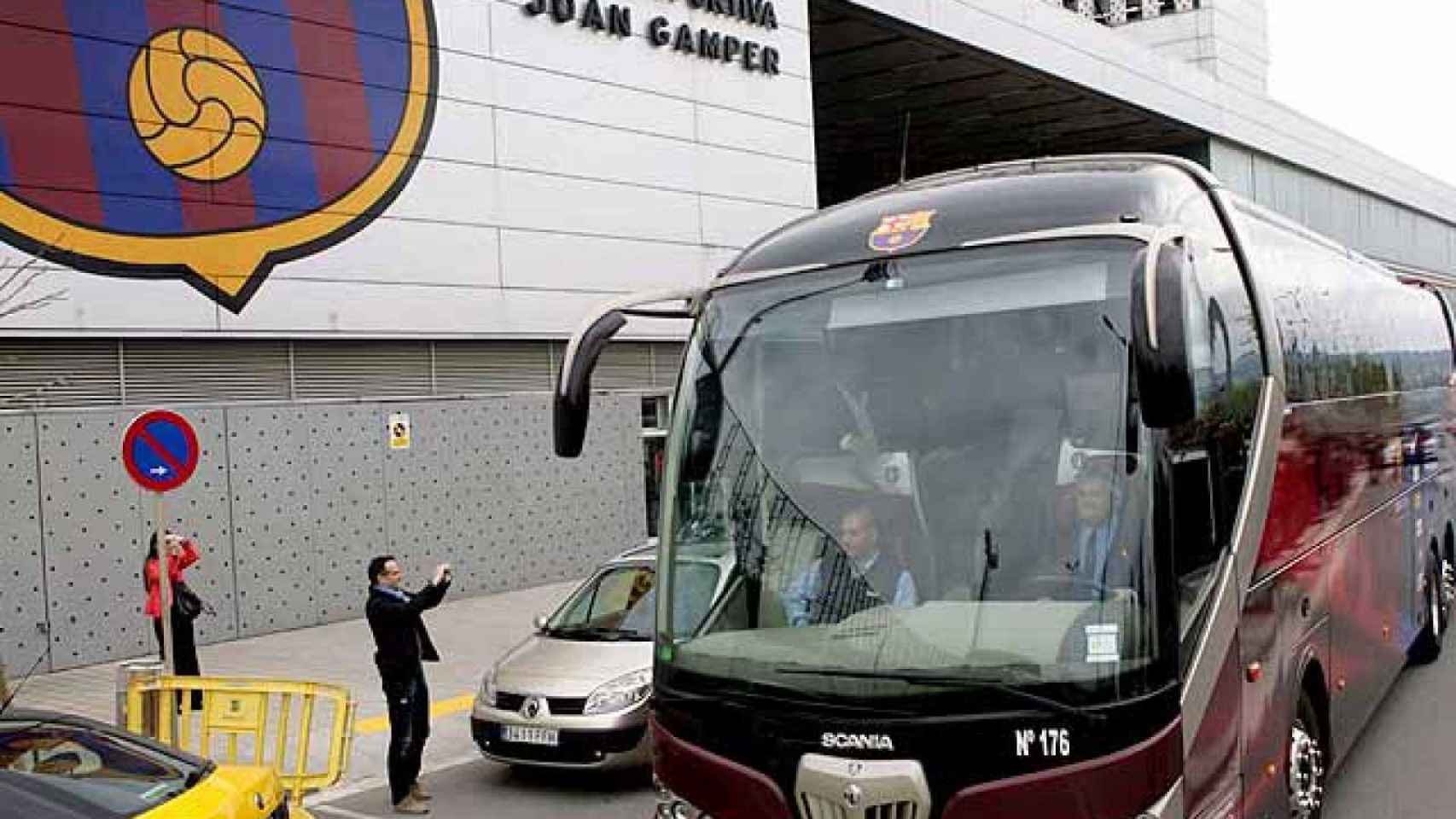 Imagen de archivo del autobús del Barça / REDES