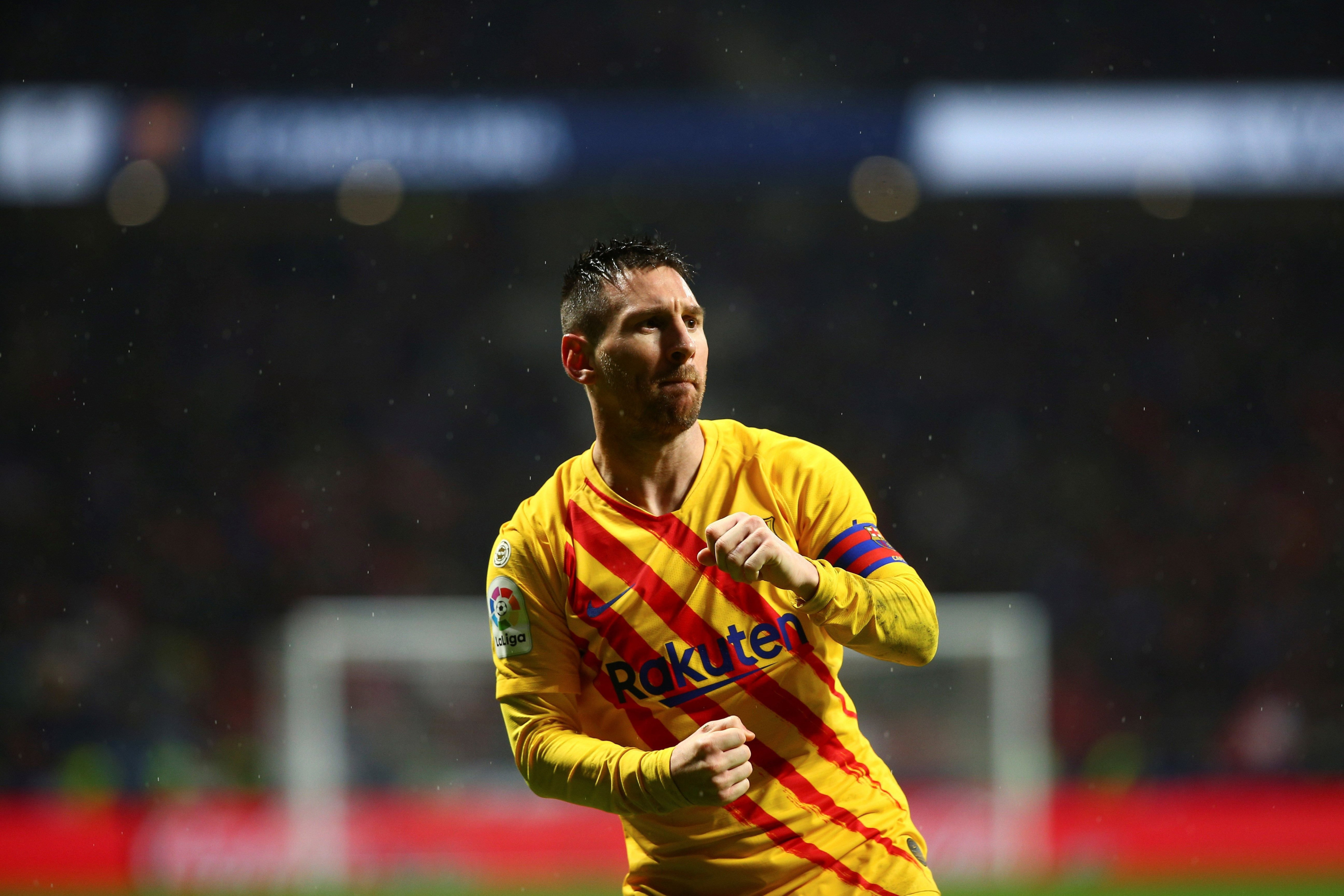 Leo Messi celebra su semana grande / EFE