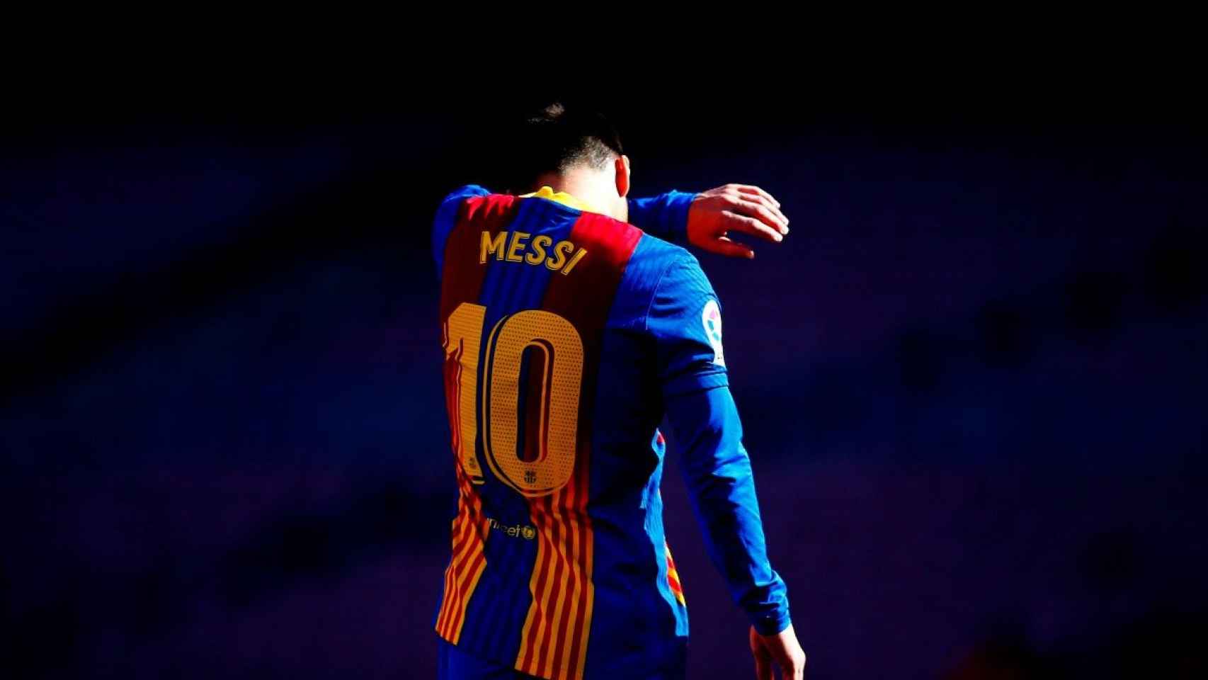 Leo Messi, en uno de sus últimos partidos con el Barça / EFE