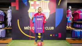 Memphis Depay en su presentación / FC Barcelona