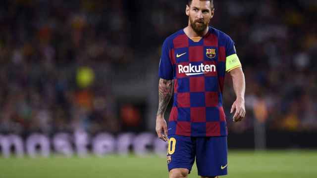 Leo Messi en un partido en el Camp Nou / EFE