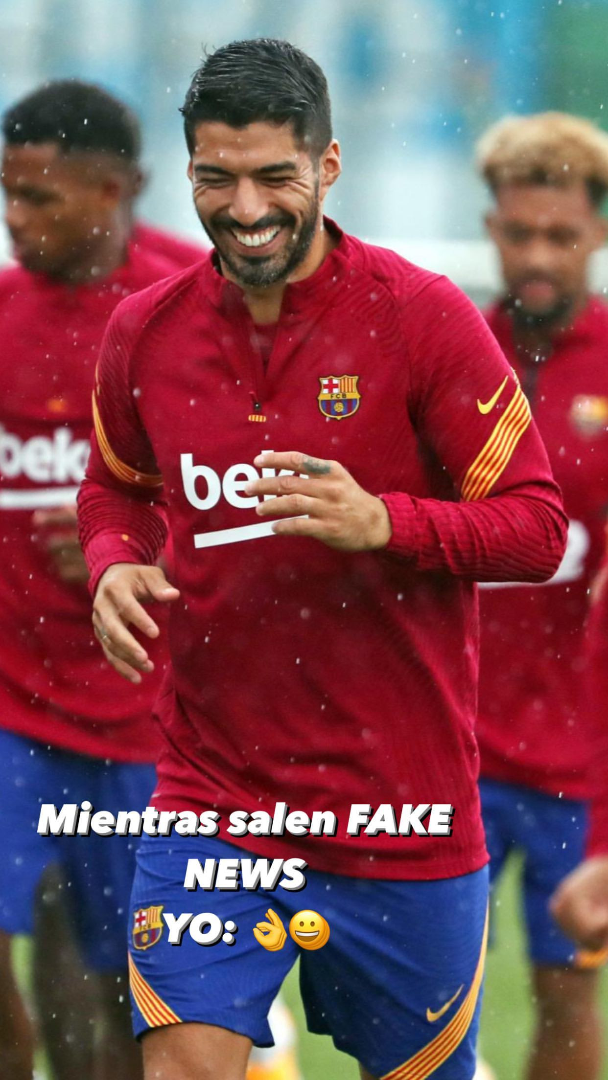 Luis Suárez fake news / INSTAGRAM