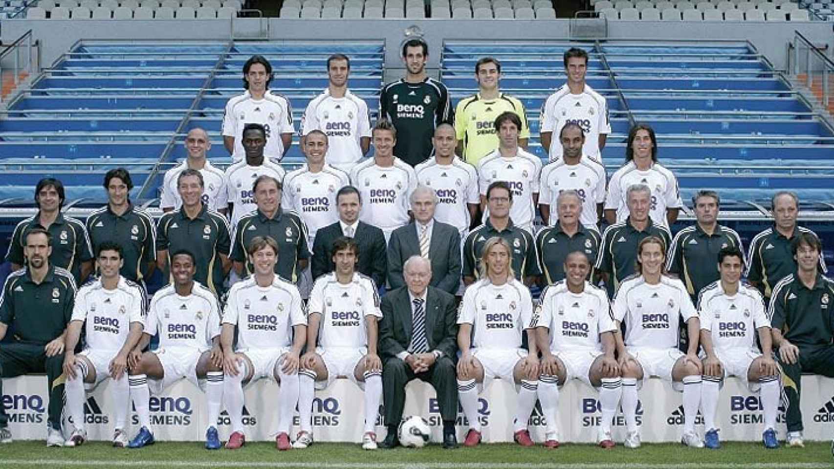 La plantilla del Real Madrid en 2007 /REDES