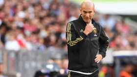 Zidane en uno de los partidos de pretemporada / EFE