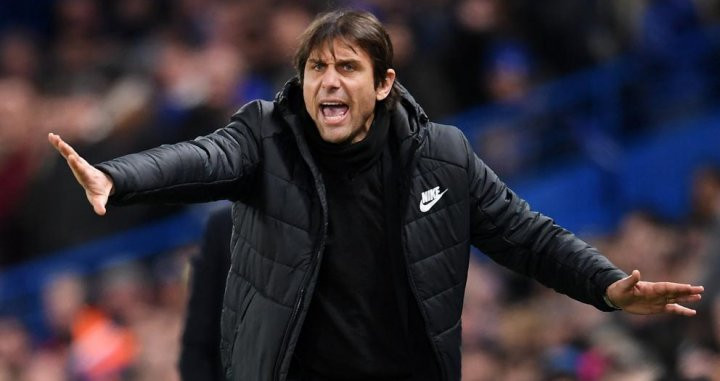 Antonio Conte en su reciente etapa como entrenador del Chelsea / EFE