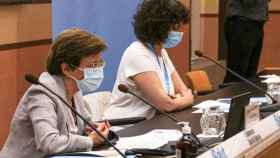 Carmen Cabezas, secretaria de Salud Pública, en una rueda de prensa / EP