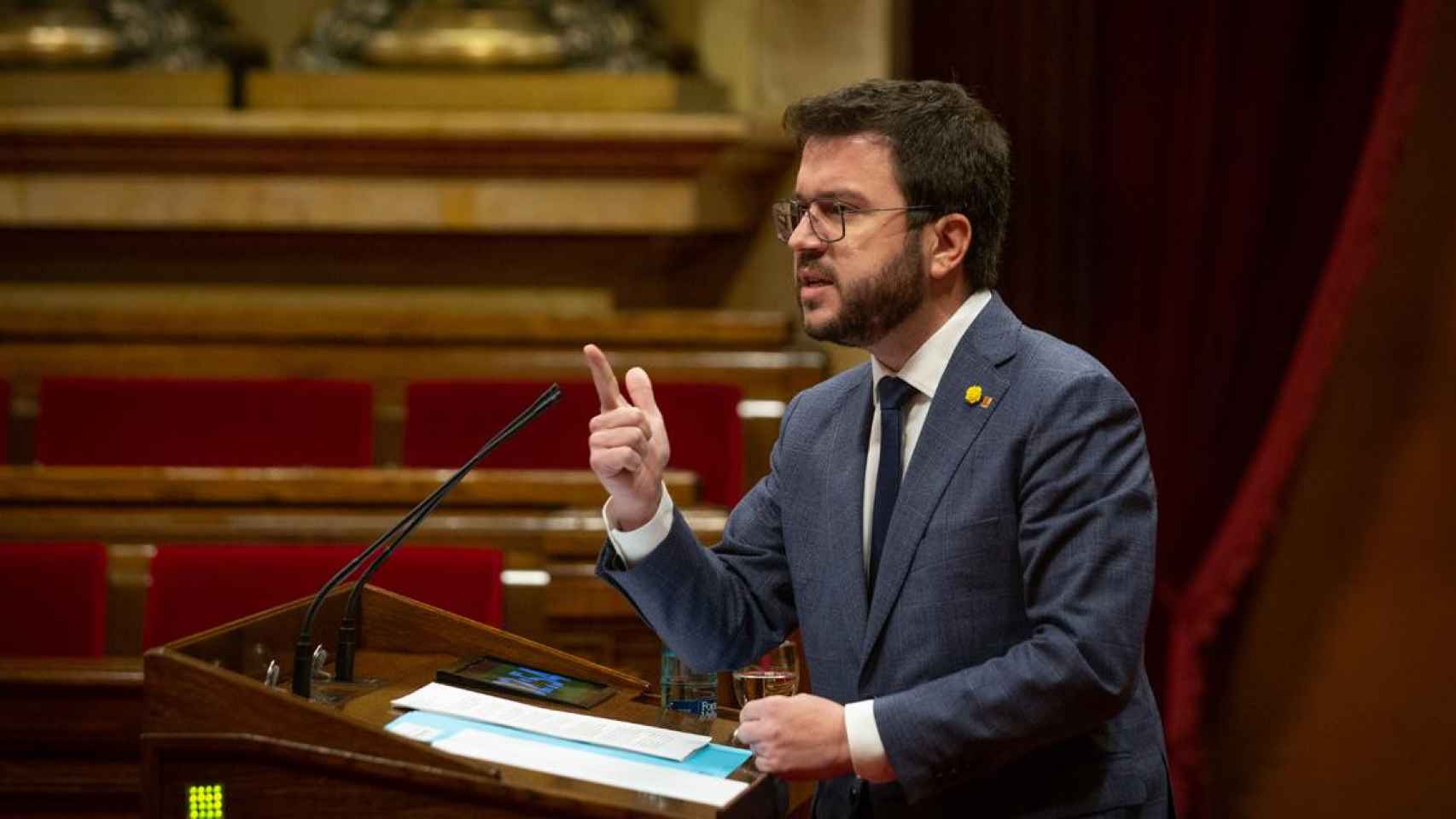 Pere Aragonés, vicepresidente en funciones de presidente del Govern y candidato de ERC a la Presidencia de la Generalitat de Catalunya / EP