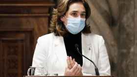 Ada Colau, alcaldesa de Barcelona, en una comparecencia pública anterior / EFE