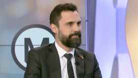 El presidente del Parlament, Roger Torent, durante una entrevista en TV3, se muestra partidario de desobedecer al Supremo / TV3