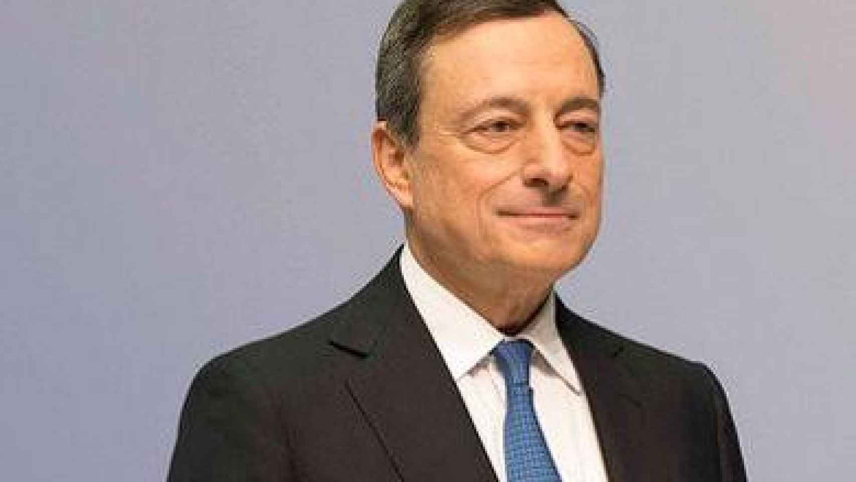 El presidente del Banco Centrral Europeo, Mario Draghi, en la conferencia de prensa de este jueves.