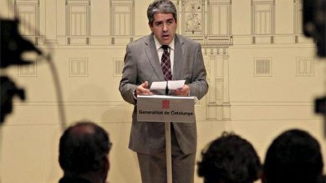 El portavoz de la Generalidad, consejero de la Presidencia y dirigente de CDC, Francesc Homs