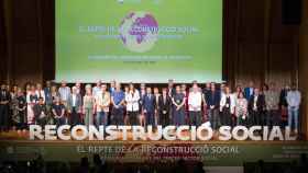 Imagen de la foto de familia de la inauguración del séptimo Congreso del Tercer Sector Social de Catalunya - BETH MAGRE / TAULA DEL TERCER SECTOR