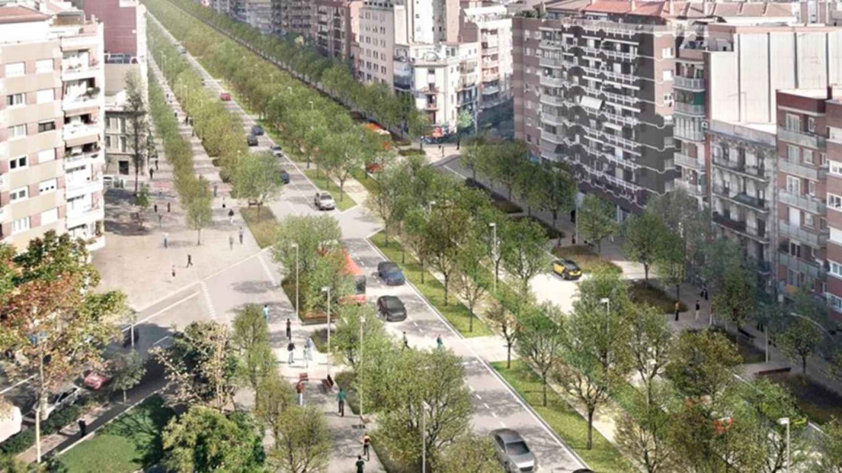 Proyecto de remodelación de la avenida Meridiana / AJUNTAMENT DE BARCELONA