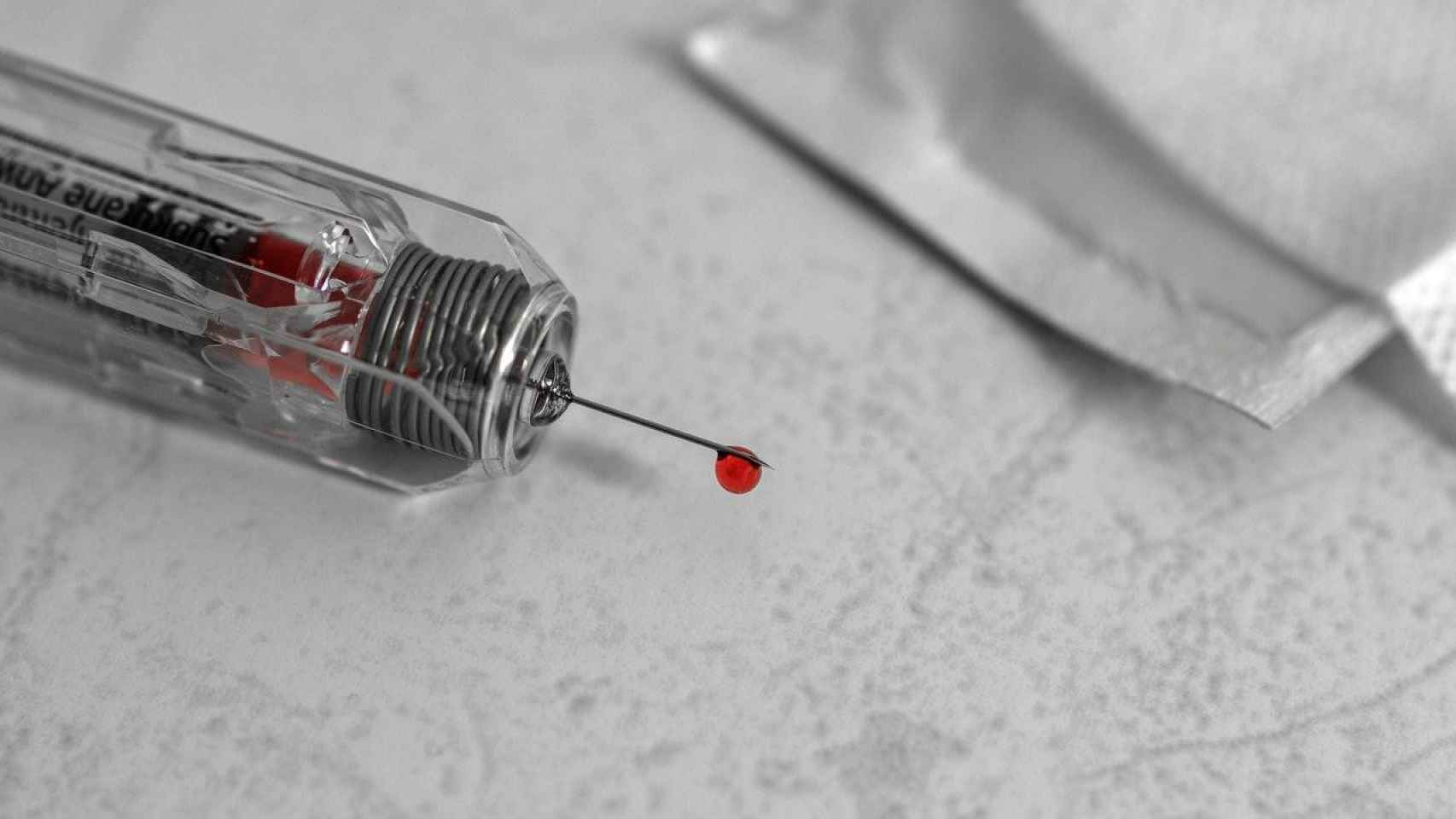 Una sola gota de sangre será necesaria para hacer análisis de sangre
