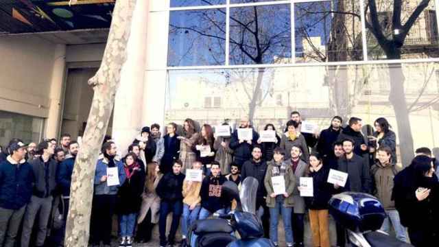 Protesta de los trabajadores de PlayGround contra el ERE que afectará al 55% de la plantilla / COMITÉ DE EMPRESA PLAYGROUND