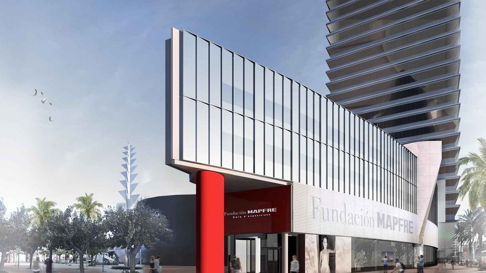 Imagen de cómo será el nuevo centro de fotografía de la Fundación Mapfre en Barcelona