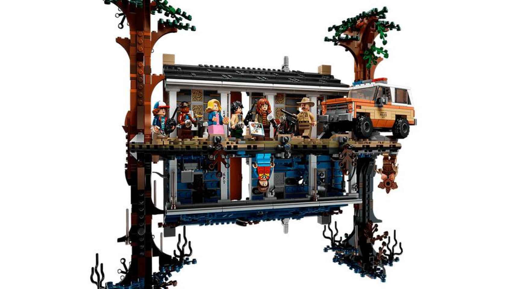 imagen de la maqueta de 'Stranger Things' de LEGO / LEGO