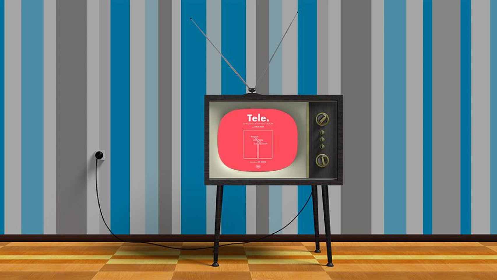 Televisión con la portada de 'Tele.' en pantalla / PIXABAY - SOMOS LIBROS