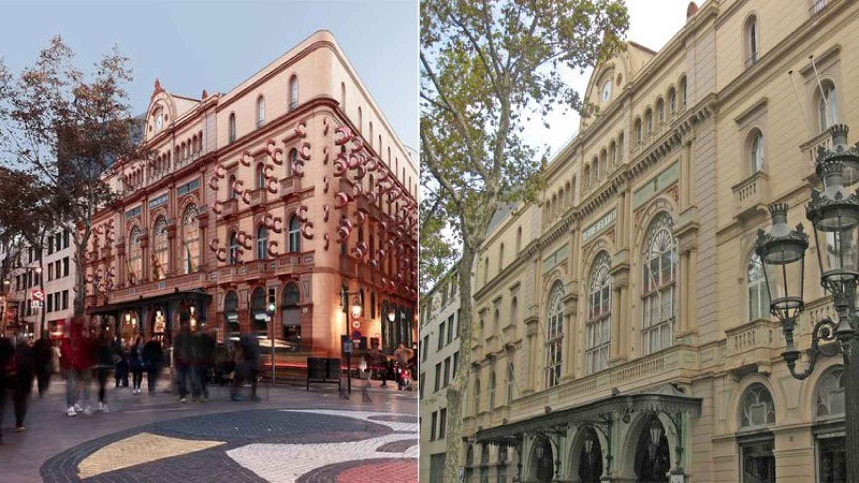 La nueva fachada del Gran Teatre del Liceu de Barcelona no ha gustado a los defensores del paisaje urbano.