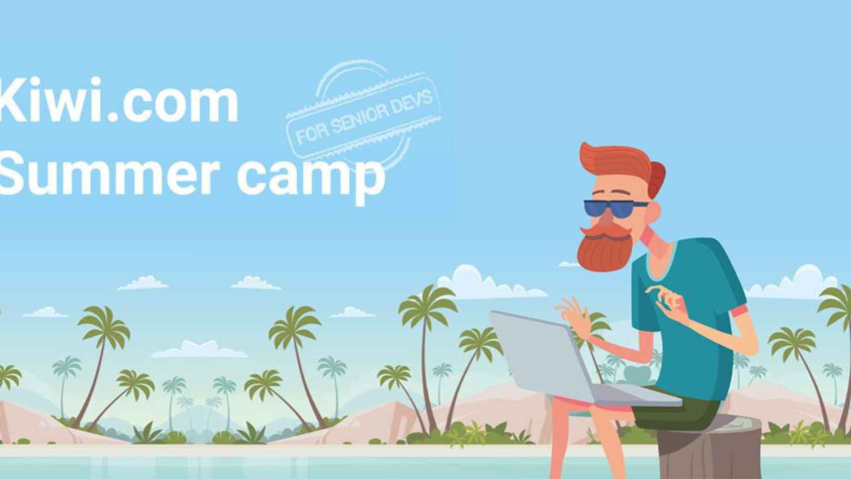 Imagen promocional del campamento de verano para desarrolladores / KIWI.COM