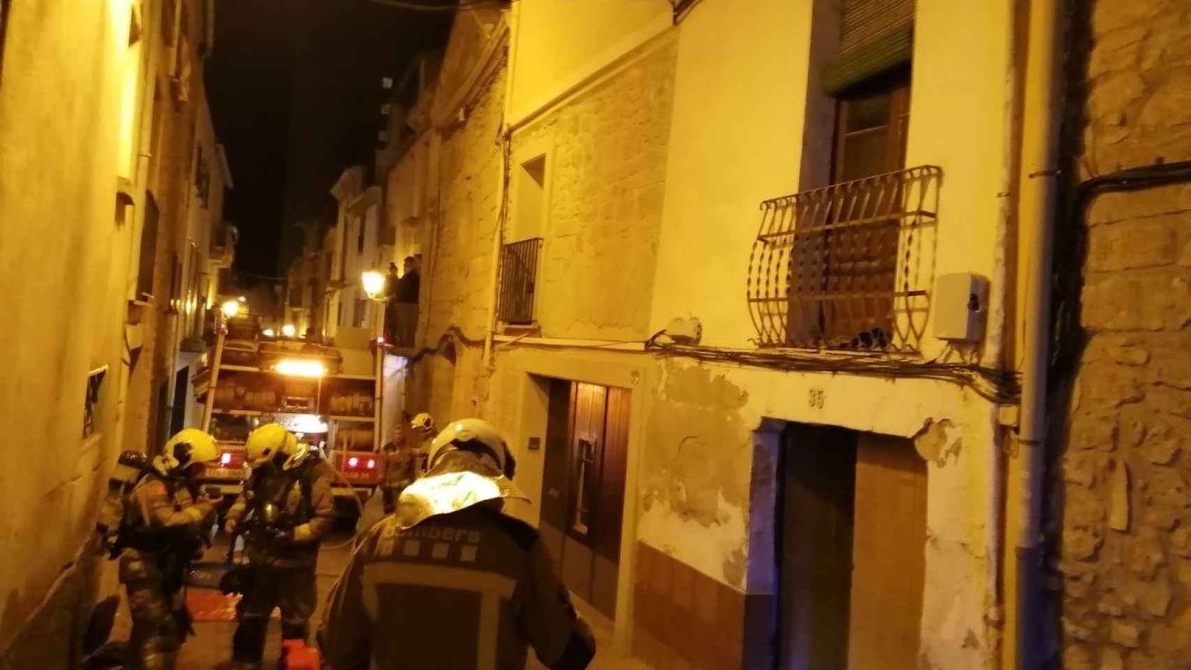 Vivienda de Les Borges Blanques (Lleida) siniestrada por el incendio en el que ha muerto un hombre de 61 años / EP