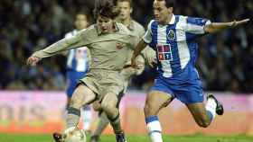 Messi en su debut contra el Oporto / EFE
