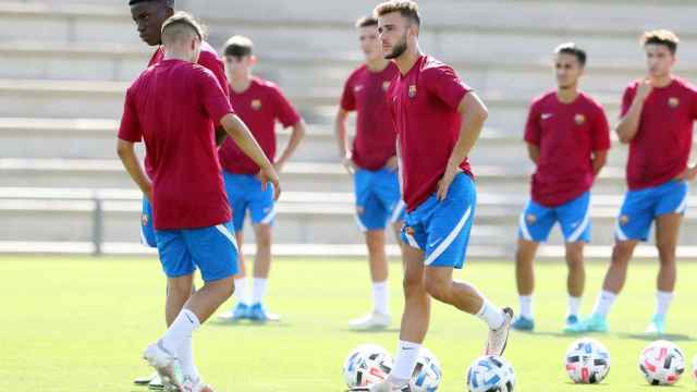 Imagen de un entrenamiento del Barça B / FC Barcelona