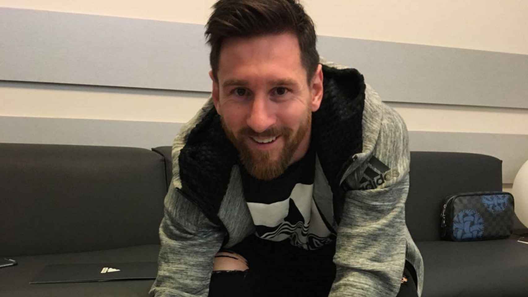 Leo Messi promociona sus nuevas botas de Adidas