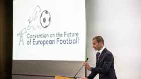 Aleksander Ceferin en un acto de la UEFA / UEFA
