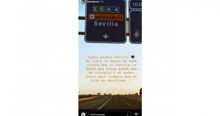 Publicación de Ingrid Gaixas, novia de Aleñá, en Instagram / REDES