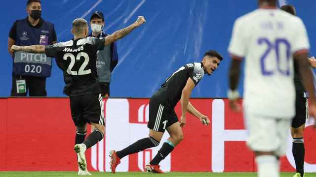 El histórico gol del Sheriff Tiraspol ante el Real Madrid en el Santiago Bernabéu / EFE