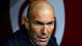 Zidane en el choque frente al Galatasaray / EFE