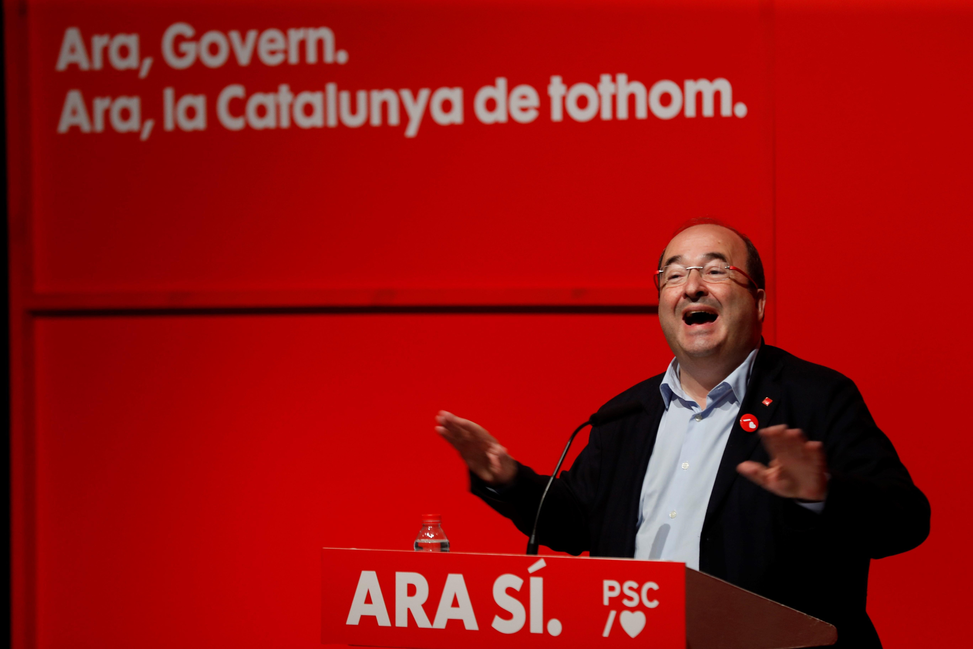Miquel Iceta, primer secretario del PSC, en un mitin de la campaña electoral del 10N / EFE