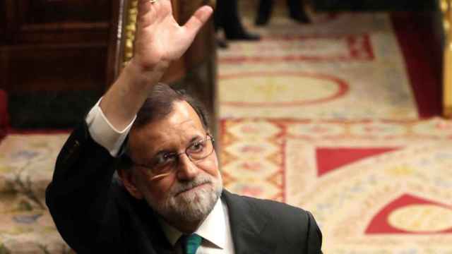 El expresidente del Gobierno, Mariano Rajoy, tras la moción de censura / EFE