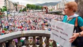 Manifestación en Bilbao a favor de la subida de las pensiones, en una imagen de archivo / EFE