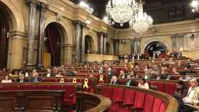 Imagen general del Parlament, en el que la lista de Carles Puigdemont no superaría a ERC en unas nuevas elecciones / EP