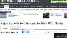 Entrevista a Rajoy en 'The Wall Street Journal'