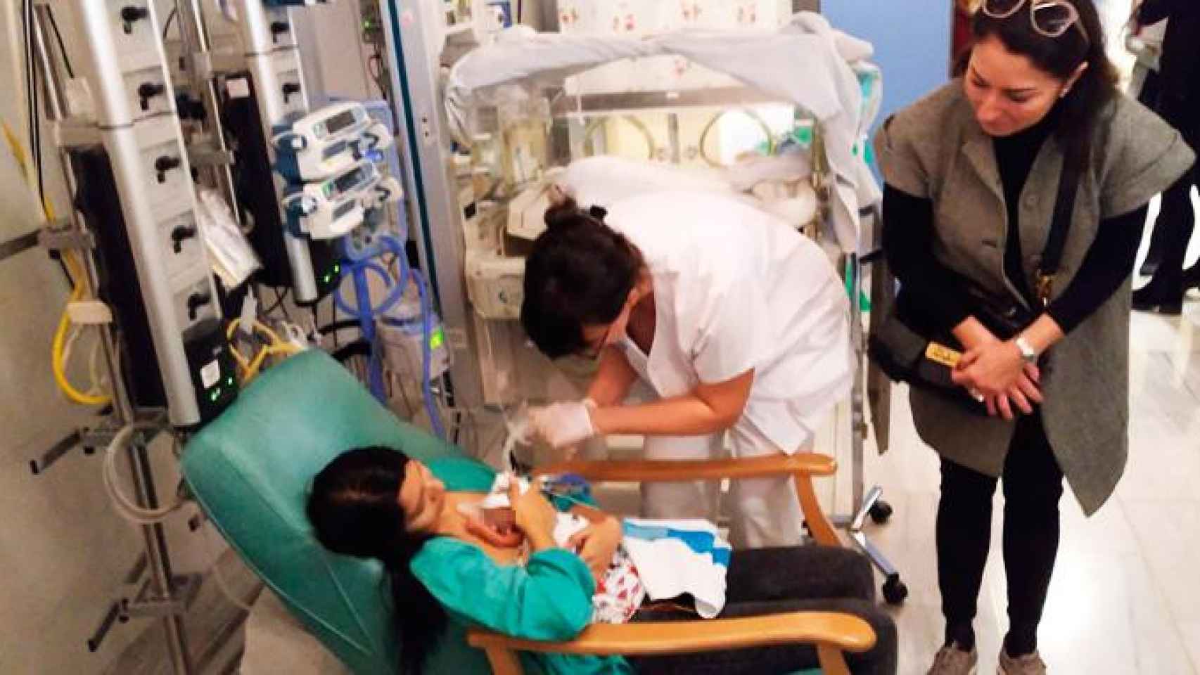 Imagen de Neonatología del Hospital Vall d'Hebron de Barcelona, donde murieron dos bebés por infección bacteriana la pasada semana / CG