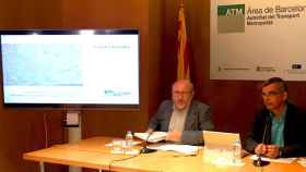 Pere Torres, director del ATM, y Lluís Alegre, director del Área de Movilidad de la ATM / CG