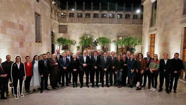 Los 39 integrantes del Consejo Ejecutivo del Diplocat, con Sol Daurella entre ellos / DIPLOCAT